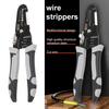 Щипцы для зачистки проводов, многофункциональные сверхмощные острые щипцы для вытягивания и резки проволоки, обжимные клещи для медных труб, электрик, аппаратный инструмент