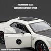 1/24 Dodge Challenger Hellcat игрушечная машинка литая Metel Cars игрушечные машинки с откидным механизмом Hellcat со звуком и светом Hellc для детей