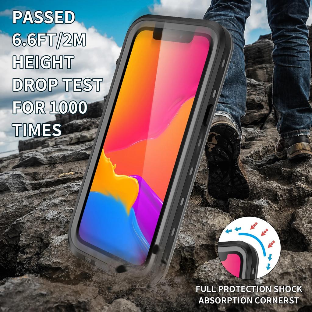 Водонепроницаемый чехол IP68 для iPhone Air 17 11 12 13 14 15 Pro Max 16 Plus XS Max XR Чехол для плавания Водонепроницаемые чехлы для телефона
