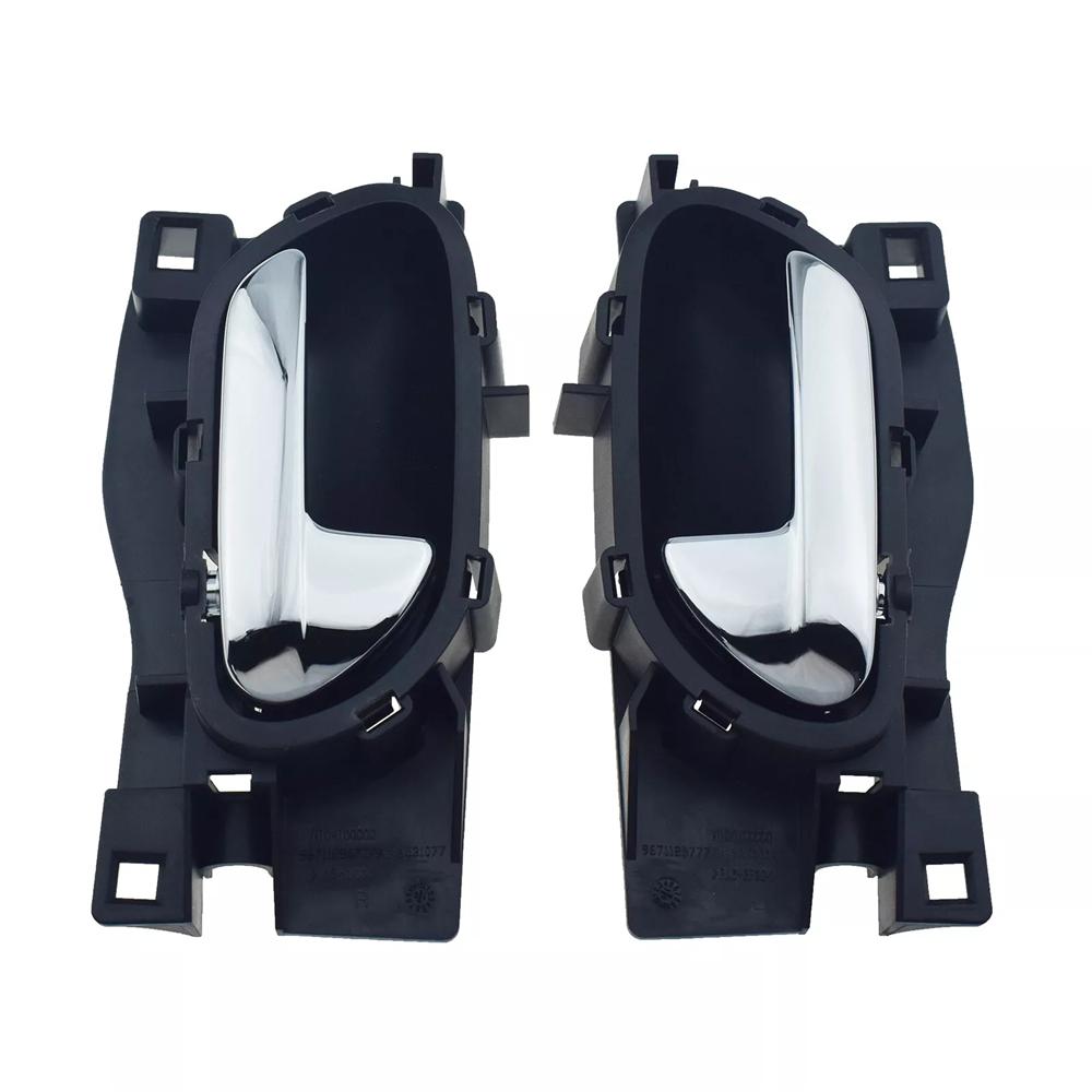 2x Внутренняя ручка двери 9143N7 9143L9 Для Peugeot 207 208 301 2008 Citroen C3 C4 C5