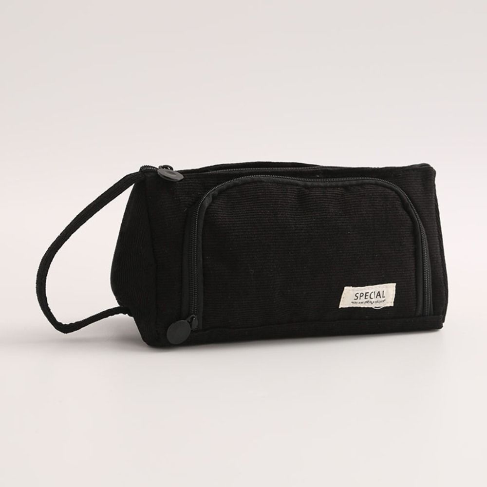 Большая вместимость холщовый пенал модная канцелярская коробка новый большой пенал