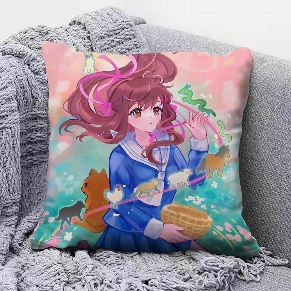 Manga Fruits Basket Anime Home Sofa Cushion Covers And Aecorative Custom Pillow Covers