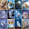 DIY Owl 5D Diamond Painting Full Round Drill Bird Diamond Embroidery Cross Stitch Kits Mosaic Wall Art Home Decor Gift