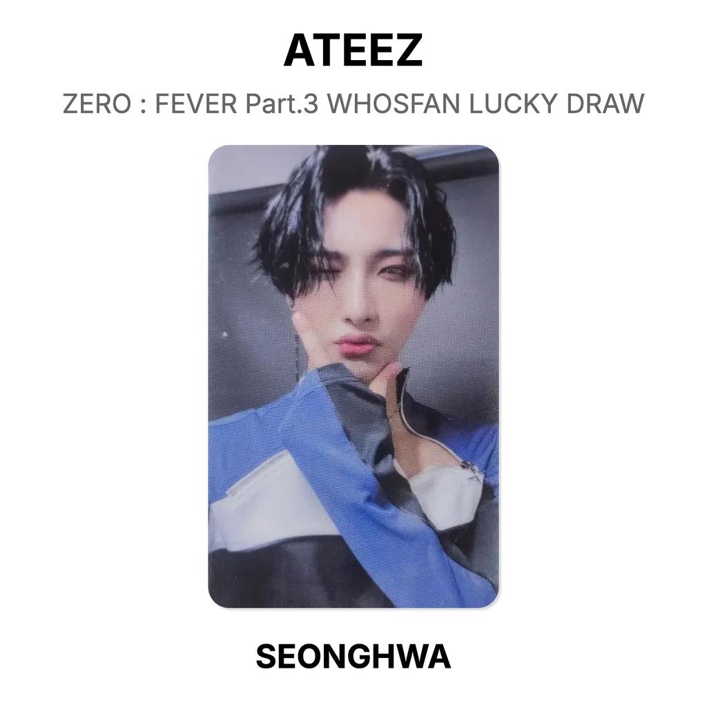 ATEEZ НУЛЬ : FEVER Часть 3 WHOSFAN Розыгрыш Официальная фотокарточка