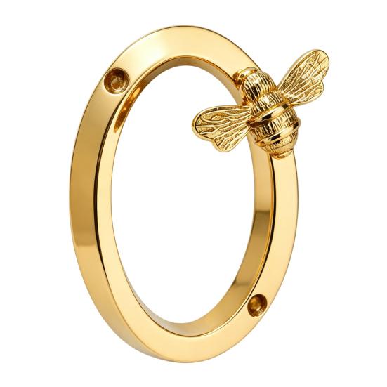 Bee House Number for Outside, Weather-proof Alloy Floating Address Numbers, Metal Number Sign for Door, Mailbox, Wall, Yard