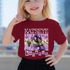 Katseye Print Girls Tshirt Toddler Top Summer Short Sleeve Tops Girl Group Katseye Graphic T Shirt Kids Casual Cotton Tshirt