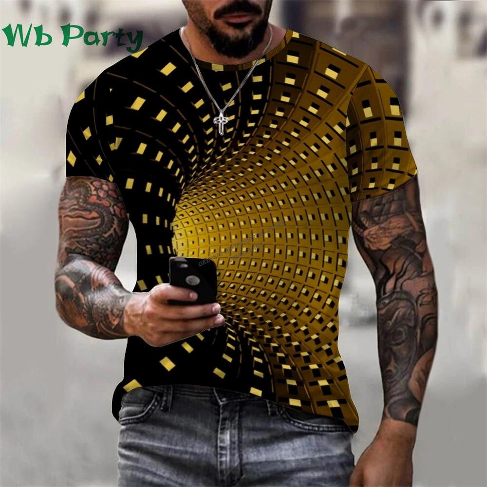 3D Pattern Printed Men's Designer Clothing Men's Summer T-shirt Men's Short Sleeve T-shirt Abstract T-shirt Pattern T-shirt