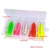 HENGJIA 5PCS/BOX Soft Rubber Lure Worms Fishing Lure 9cm-13g Silicone Bait Wobbler for Trolling Bass Fishing Goods