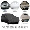 Car S-XXL Cover Sedan Full Covers with Reflective Strip Sunscreen Protection Dustproof&Waterproof UV Scratch-Resistant Universal