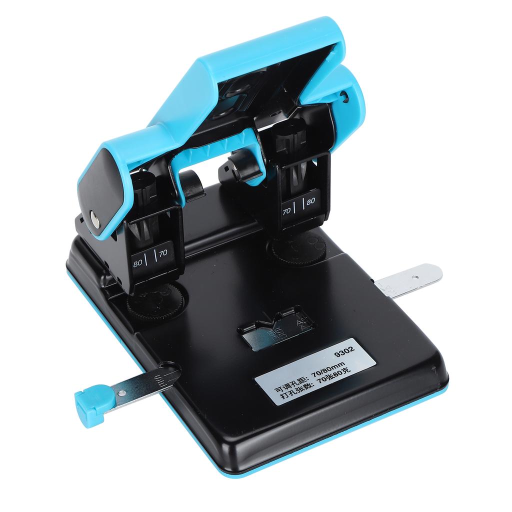 Дырокол с 2 отверстиями, инструмент для изготовления бумаги, регулируемая емкость 70 листов для дома и офиса