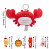 Soft Plush Food Pendant Cute Bag Delicate Decoration Fashion Snack Keychain  Personal Belongings