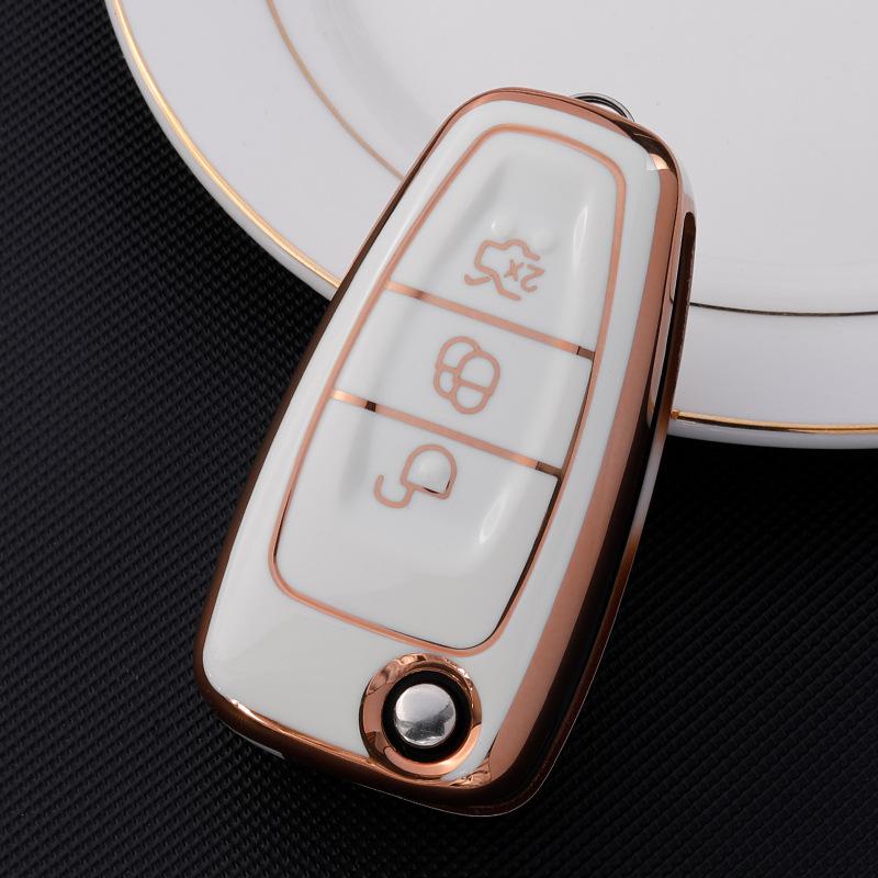 Ford Mondeo Key Set for Fox Wingbo Fiesta Forrest Lincoln Mustang TPU All-inclusive Shell