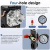 4 Ports 135-175 PSI Air Compressor Pressure Switch 20 Amp Safe Air Compressor Shut Off Switch Air Compressor Replacement Parts