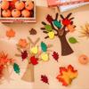 96pcs Felt Tree Craft Kit, DIY Autumn Thanksgiving Party Favors, Home Door Hanging Decorations, Suitable for Halloween, Hanukkah, Home Decoration