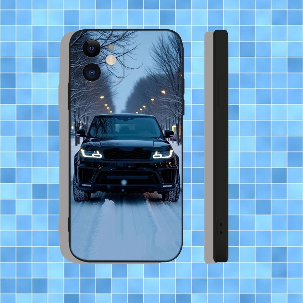 Чехол для телефона Range Roveres Sport R для iPhone 16,15,14,13,12,11,Pro,Max,Plus,X,XS,XR,SE,8,7,Mini, Мягкий силиконовый черный чехол