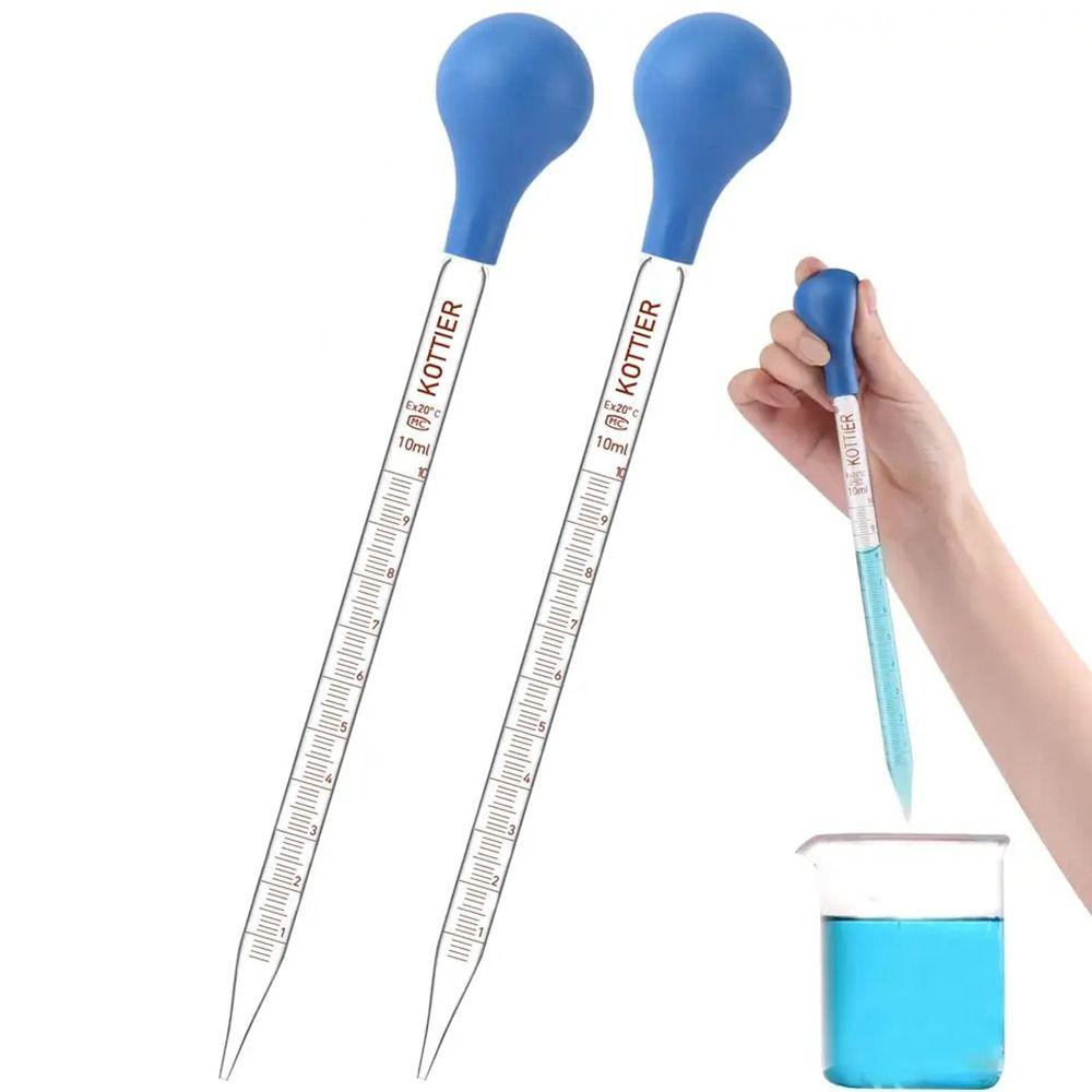 Стеклянные прозрачные пипетки для медицинских препаратов Стеклянная капельница для жидкости Стеклянная капельница Градуированная пипетка для переноса