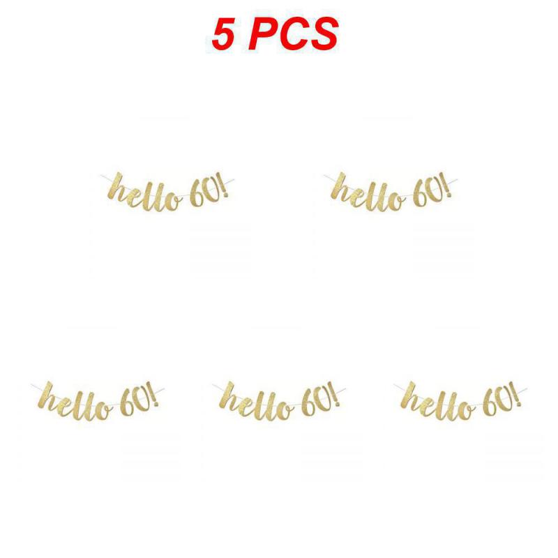 Украшения на день рождения 30 40 50 60 лет Золотые блестящие бумажные баннеры Гирлянда Конфетти Воздушные шары Товары для взрослых на годовщину