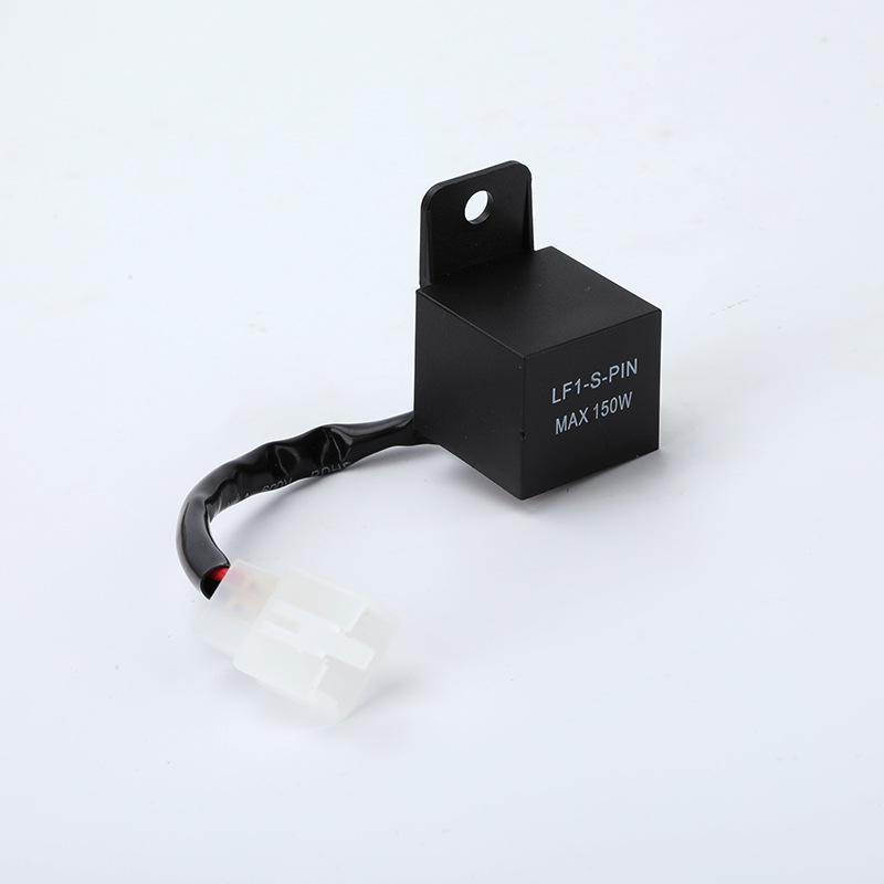 12V LED Flasher Relay for Cars & Motorcycles, 150W Two-Pin with Wire
