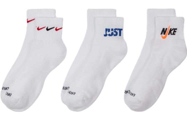 Nike Тренировочные носки для щиколотки, 3 пары, 'Разноцветные', DH3827-902