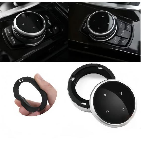 Для BMW 1 2 3 4 5 6 7 Серии X1 X5 X6 F20 F30 F10 F07 E60 E90 E70 IDrive Автомобильная Мультимедиа Крышки Больших Ручек Накладки Кнопок Управление