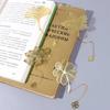 Style Page Clip Vintage Retro Book Clip Hollow Book Mark Leaf Bookmark Bookmark Metal Bookmark