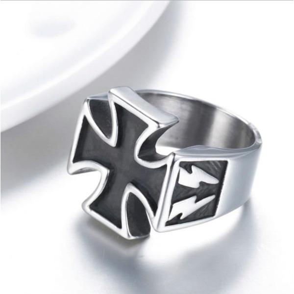 Man Punk Cool Cross Rings For Men 3D Cross Style Rings Men Fashion Jewellery Unique Gifts