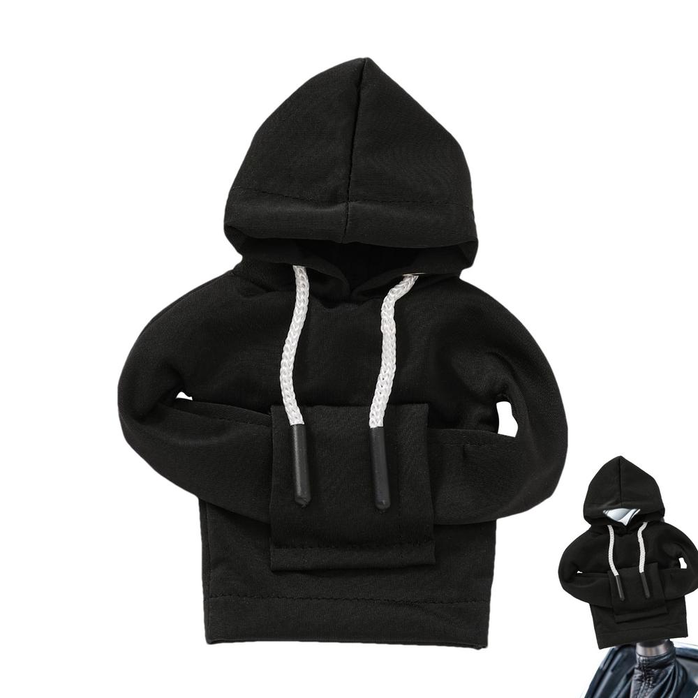 Толстовка с капюшоном на рычаг переключения передач, мини-толстовка с капюшоном, чехол для ручки переключения передач, дышащая толстовка с капюшоном для автомобиля, симпатичные гаджеты для салона автомобиля, внедорожника