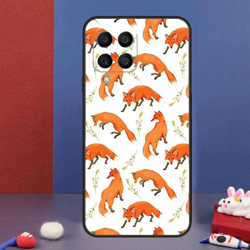 Мультяшные Лисы Животное Чехол Для Samsung Galaxy M16 M06 M36 M56 M15 M11 M31 M21 M53 M13 M32 M52 M35 M55 M14 M34 M54