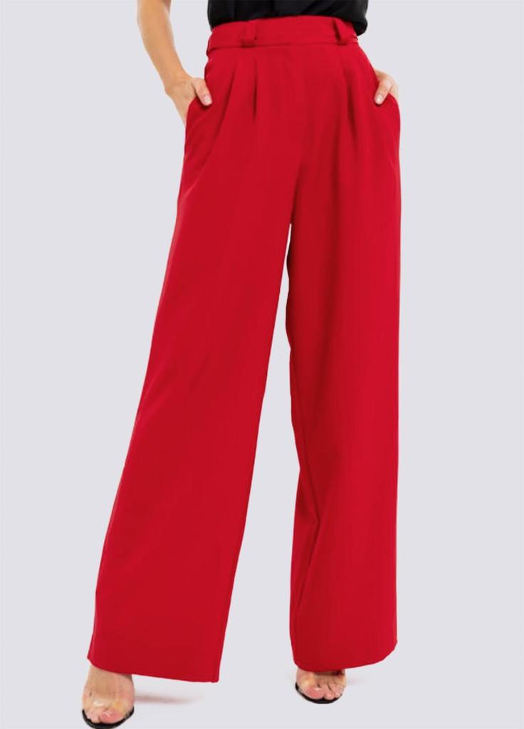 Брюки палаццо, черные