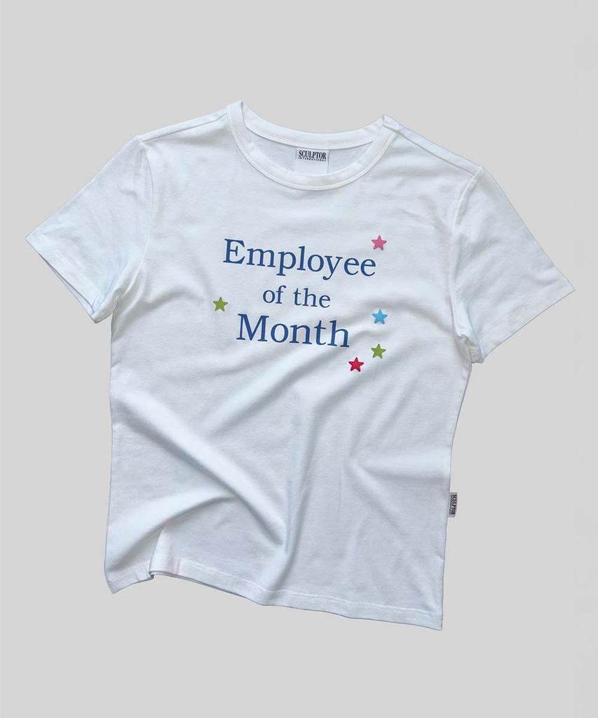 SCULPTOR My Go-To Office Tee White