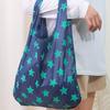 Eco-Friendly Supermarket Bag Polyester Large-Capacity Reusable Foldable Hand Shoulder Grocery Bag Market Bag Shopping Bag