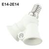 Патрон для лампочки E14 на 2E14 с винтовым цоколем, двойной фитинг, адаптер для лампы, разветвитель, инструмент, Великобритания