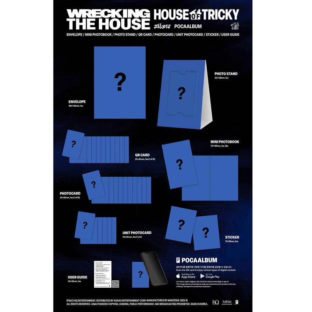 (ПОКААЛЬБУМ) ксикерс [ДОМ ТРИККИ : [РАЗНОС ДОМА] 6-й мини-альбом