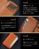 Key Tochigi Made In Genuine 5 YKK Smart Key Car Card Key Present [Aoita] Men's Case, Leather, Japan, Multifunctional, Leather, Hooks, Zipper, Case,