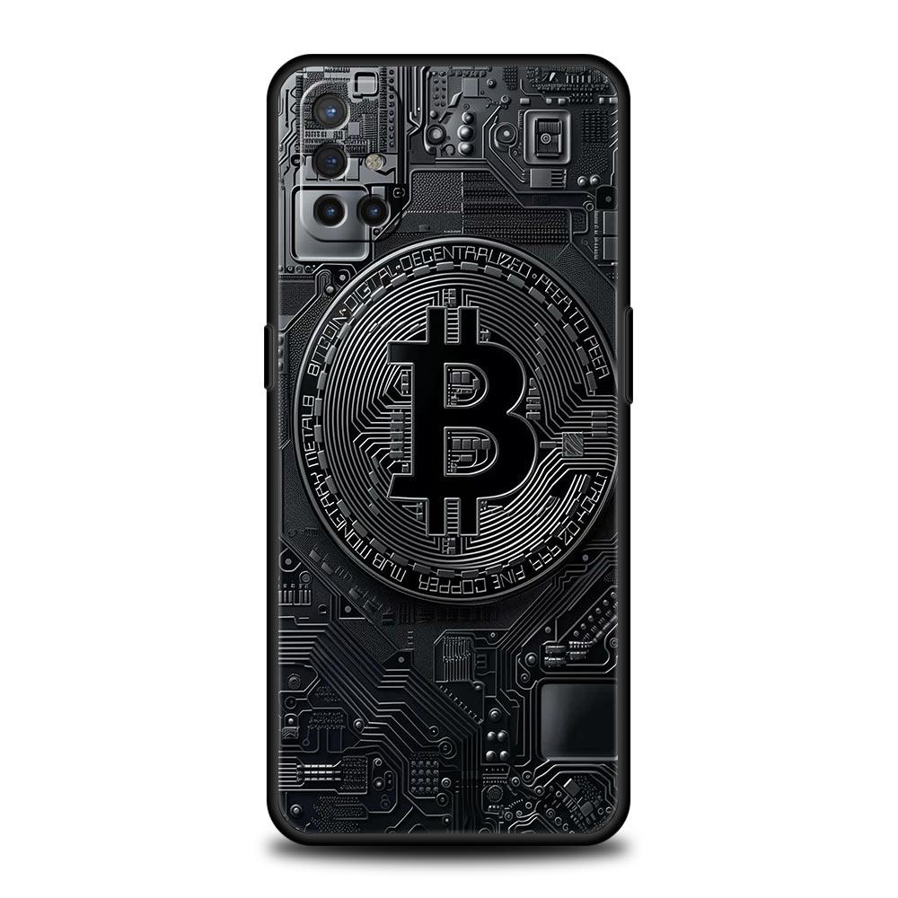 Роскошный чехол-бампер Bitcoin B для OnePlus 13 12 11 10 9 8 7T Pro 13R 12R 10R 9RT 8T Nord N200 N30 2T CE 2 3 5G Lite Мягкая крышка