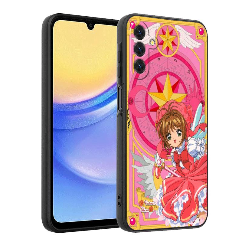 Cardcaptor Sakura Cute Girl Soft Phone Case for Samsung A17 A37 A57 A16 A26 A36 A56 A15 A25 A35 A55 A14 A24 A34 A54 A13 A23 A33