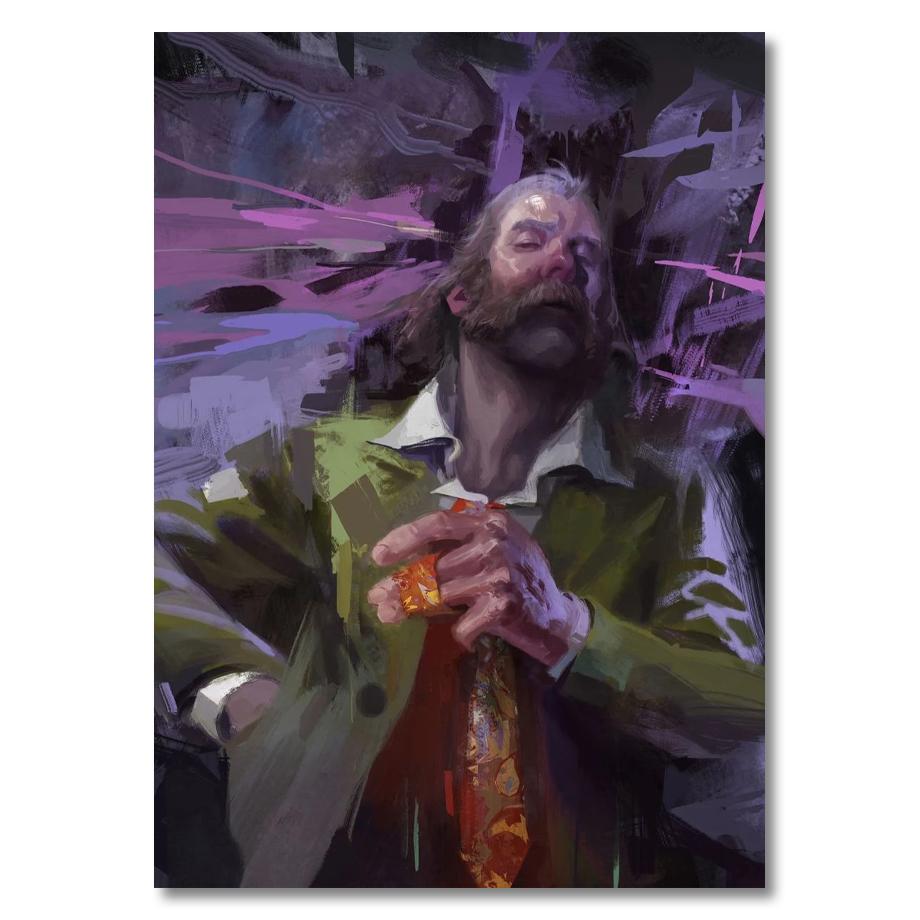 Персонажи игр Disco elysium, абстрактные портреты, картины на холсте, постеры и принты, настенные картины для гостиной, домашний декор