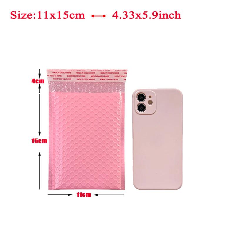 20Pcs Pink Green Blue Poly Bubble Mailers Padded Envelopes Self Seal Padded Envelopes Gift Bags Black Packaging Envelope