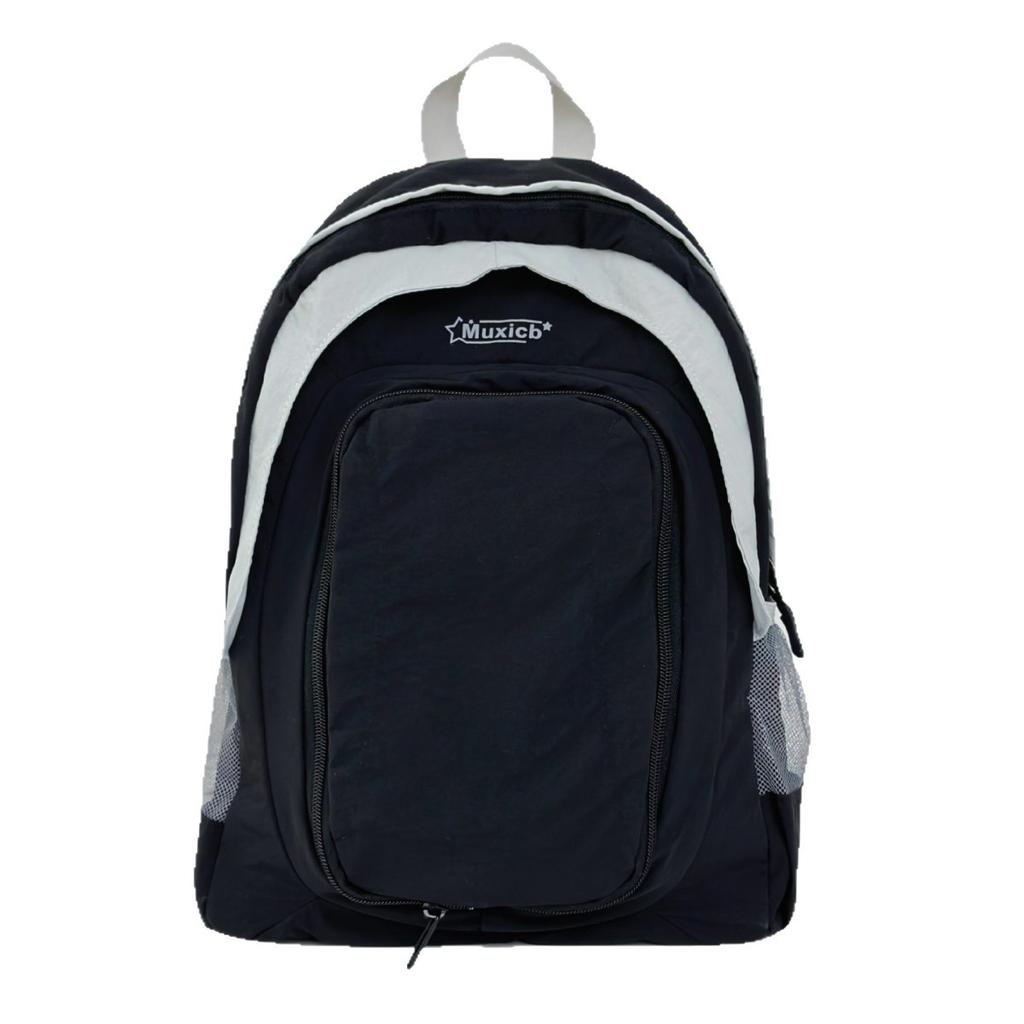 School Bag High Value Solid Color Simple Fresh Leisure Large Capacity Pass Junior High School Students
