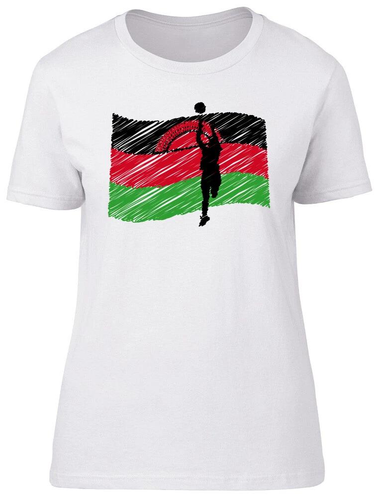 Malawi Netball Ladies Womens Fitted T-Shirt