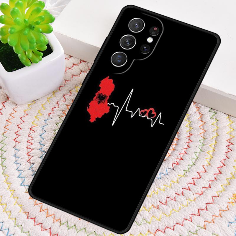 Чехол для телефона с флагом Албании для Samsung Galaxy note 10 pro S26 Ultra S23 S24 FE S25 S21 S22 PLUS ударопрочный