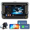 2G+32G /1G+32G Android 13 7-дюймовый IPS-экран Беспроводной CarPlay Android Auto Автомагнитола для VW Jetta Седан Passat Tiguan CC Golf Skoda Радио