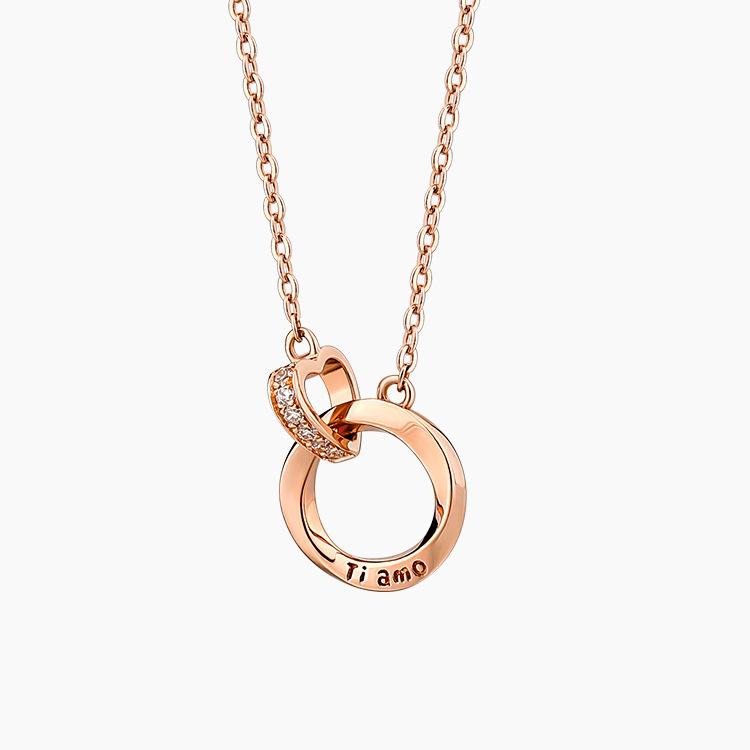 Кольцо из стерлингового серебра ожерелье для девочек S925 легкая роскошная цепочка на ключицу для меньшинства