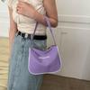 Yogodlns Simple Versatile Armpit Bags Designer Shoulder Bags For Women Fashion Solid Color Female Small Hobo Bag Oxford Handbag