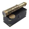 Custom Bronze Telescope with Victorian Swirls,  Bronze Anniversary Gift For Husband, Telescope with Wooden Gift Box, Husband