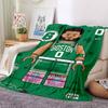 1pc Basketball Player Soft Skin-Friendly Flannel Blanket with Digital Printing, Various Sizes Available for Family, Friends, Birthday