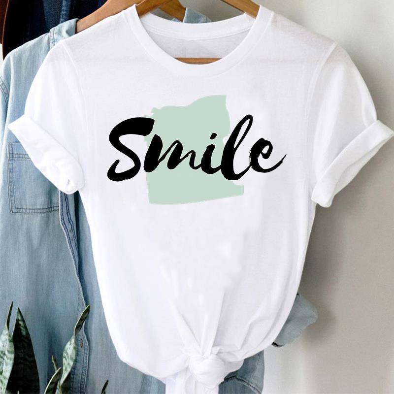 (Азиатский размер) Прекрасный растительный тренд 90-х годов, одежда, повседневная женская футболка с цветочным принтом, модная футболка с коротким рукавом, женские графические футболки