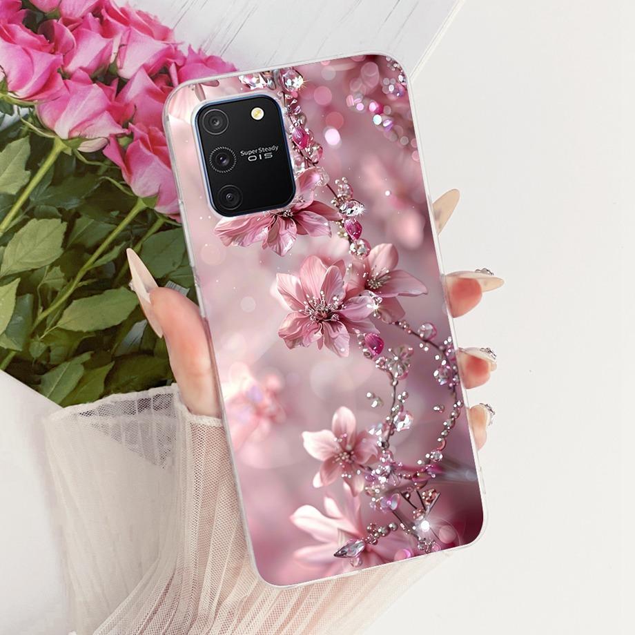 For Samsung Galaxy S10 Lite S10e S10+ Plus Phone Case Luxury Flower Butterfly Cartoon Bow Pattern Back Cover Soft Clear Silicone