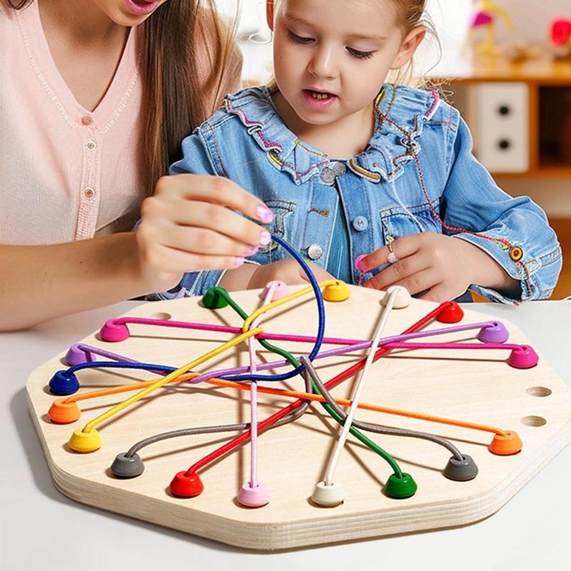 Interactive Rope Puzzle Problem Solving Toy for MultiPlayers Great for Home Party Gathering and Travel Entertainment
