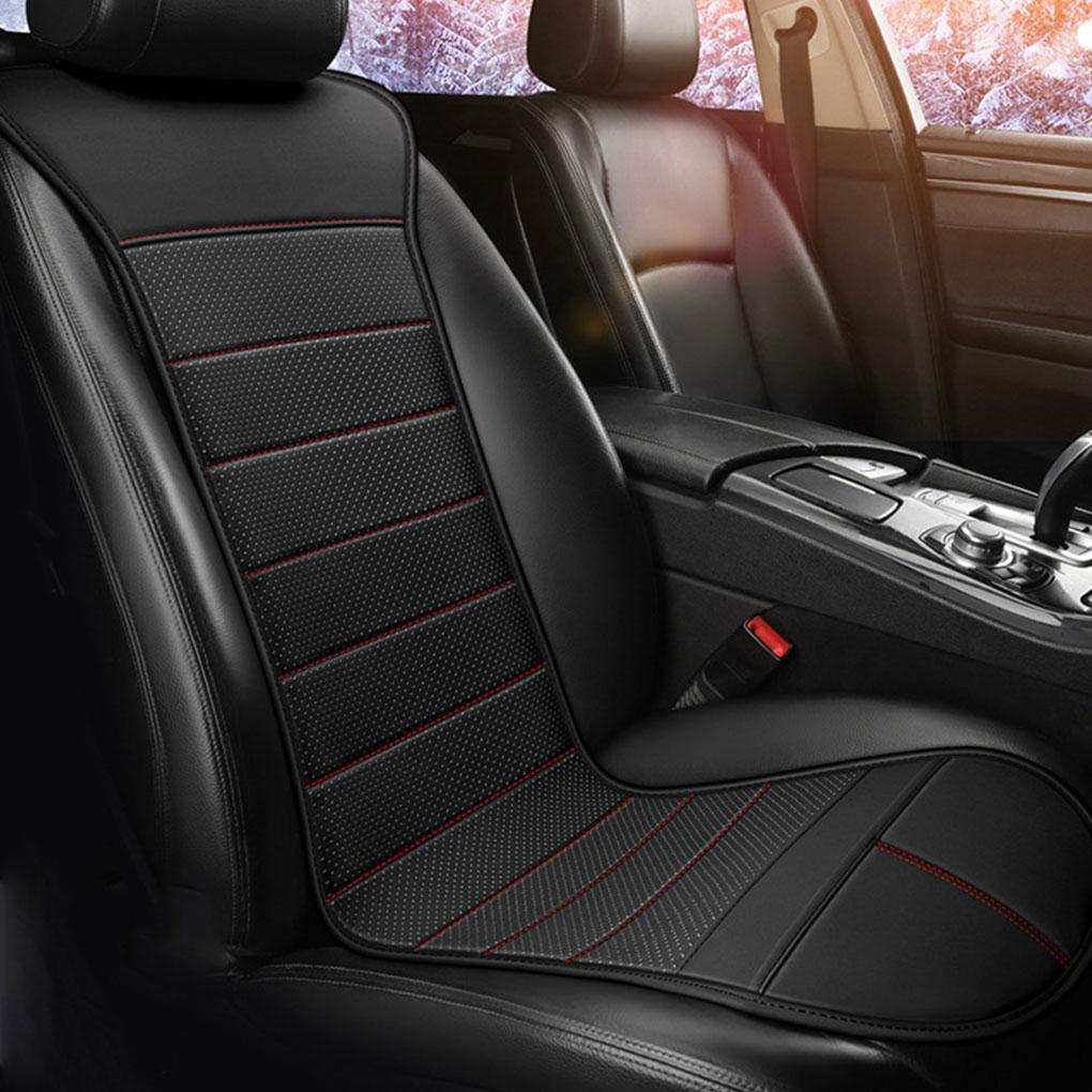 Универсальный зимний чехол для автомобильного сиденья с подогревом 12 В, подогреватель, подушка для автомобильного сиденья, универсальный защитный чехол для автомобильного сиденья, накидка, накладки